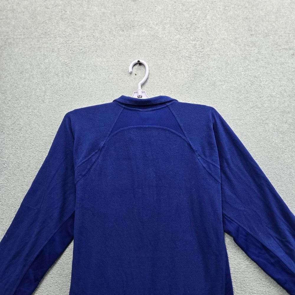 The North Face Men Sweatshirt M Blue Fleece Quarter Zip Activewear Zipper
